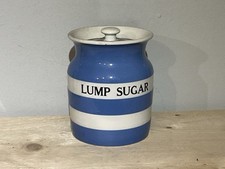 TG GREEN Cornishware LUMP SUGAR Storage Canister