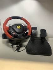 Xbox One Thrustmaster Ferrari 458 Spider Steering Wheel and Pedals