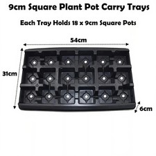 9cm Square Plant Pot Carry