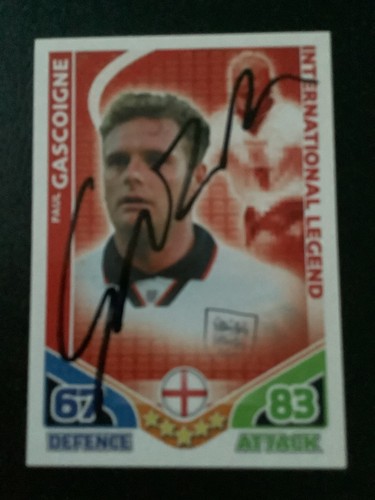 Signed paul gascoigne england - paul,