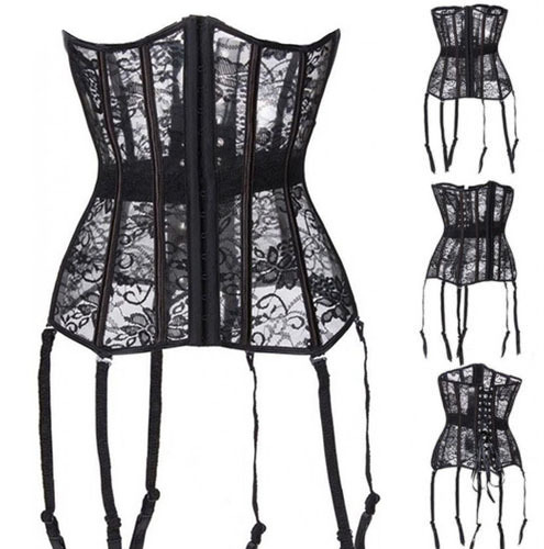 Boned lace waist - us,
