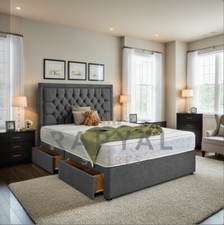 PLUSH DIVAN BED SET WITH LUX