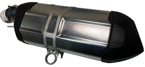 Exhaust muffler end silencer - end,