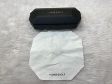 Used- Viktor & Rolf black glasses / sunglasses case & cloth- proceeds to charity