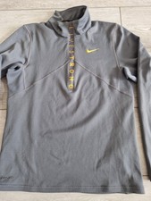 Nike Dri Fit Livestrong Men's Grey 1/4 zip Pullover Top size Small