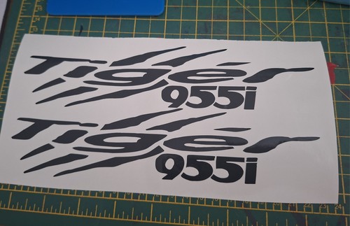 Tiger 955i decals black - 955i,