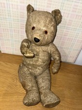 Lovely old bear needs tlc - lovely,