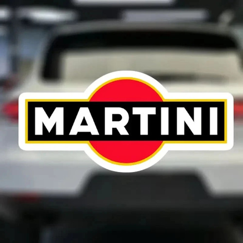 Martini racing sticker vinyl - martini,