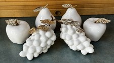 VINTAGE WHITE CERAMIC FRUIT