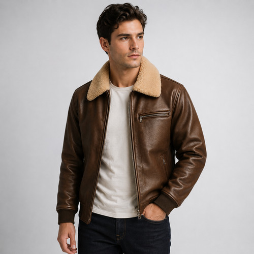 Men genuine leather - genuine,