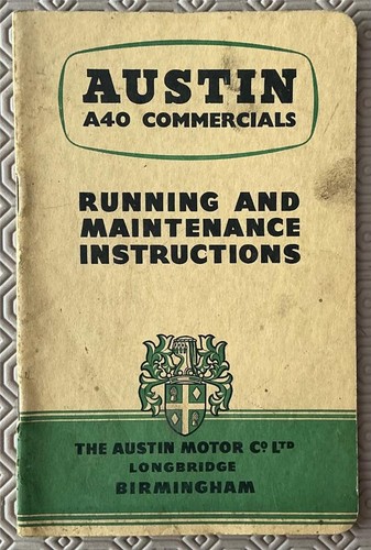Austin a40 van countryman pick - austin,