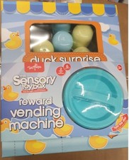 New Sensory Duck Toy Box Vending Machine With 6 Surprise Balls Great for Reward.