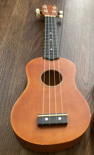 Kids wooden ukulele - wooden, little