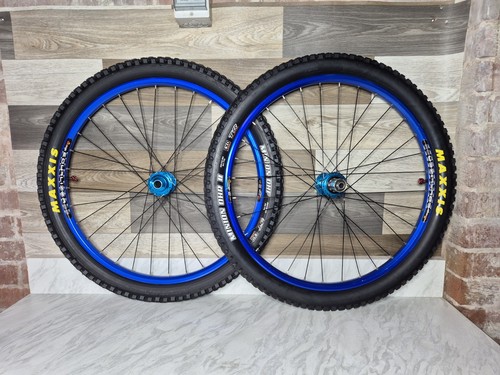 Mtb wheelset blue - mtb,