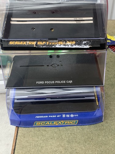 Scalextric display boxes - scalextric,