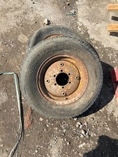 2x Wheels rim & Tyres 245/70/R16 for wheeled dumper