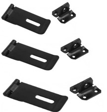 Hasp & Staple Lock | Black