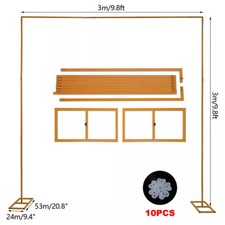 3x3m/10x10ft  Wedding Backdrop