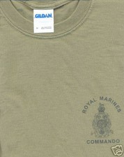 BRITISH ROYAL MARINES REG T-SHIRT all sizes FORCES