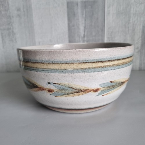Studio pottery glazed bowl - glazed,