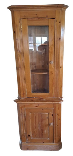 Solid pine corner display - solid,