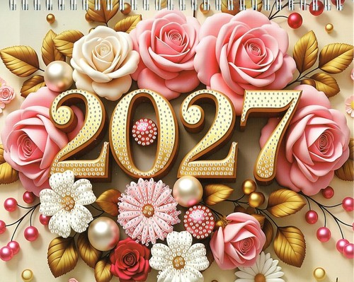 2027 desk calendar diamond - 2027,