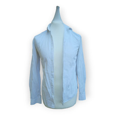 Mens Asos White Shirt Long Sleeved XS Formal Smart Workwear Button Up Cotton