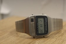 Men's JAPAN Vintage 1980 Calculator-Watch SEIKO C359-5019. Alarm. Chrono New Bat