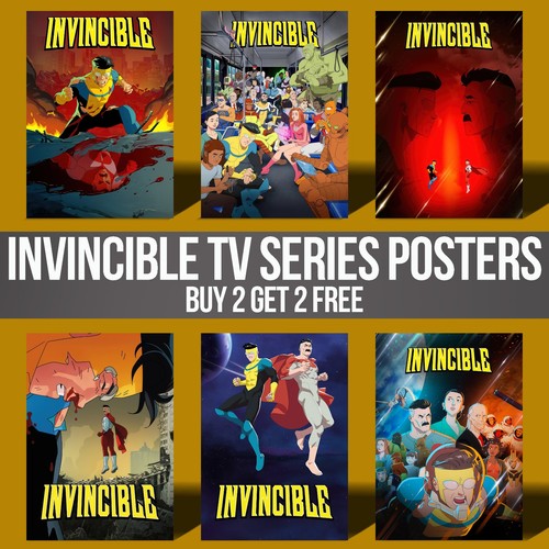 Invincible series posters wall - invincible,