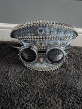 Festival  Silver Steampunk Hat