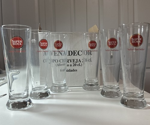 Super bock beer glasses - super,