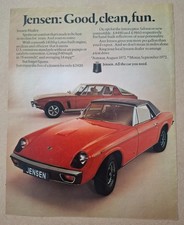 Jensen Healey Original UK Press Advert 1974