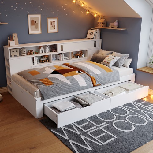 Daybed wooden bed 3ft - daybed, single