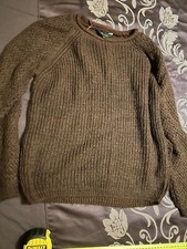Ladies New Look Burgundy/brown Jumper Size 10