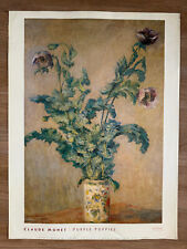 Claude Monet - Purple Poppies fine art print/poster by The Museum Collection