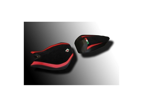 Seat cover black red ducabike - red,