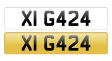 XIG 424 | Private Number Plate | GAZA | GAZ | X1 | £645 | DATELESS