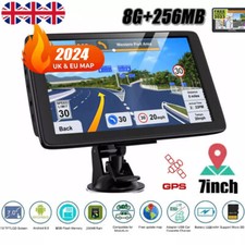 7" Truck Sat Nav HGV Lorry LGV 2022 UPDATED UK Europe Maps POIs Keyfuels Laybys