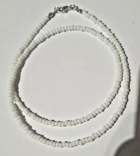 White opaqaue czech - opaqaue,