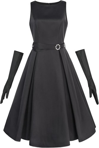 Black vintage tea party - tea, midi
