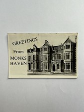 Greetings From Monks Haven, cullercoats. Whitley bay. Newcastle. Postcard 