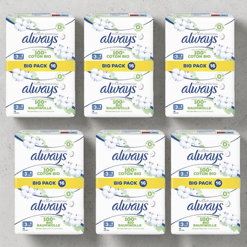 Always sanitary towels cotton - sanitary,