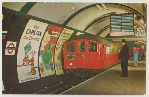 Railway postcard london - railway,