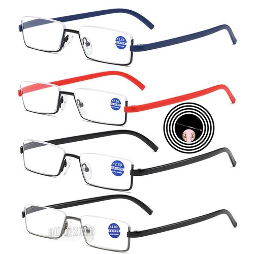Half moon rimless reading - half,