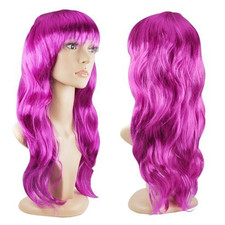 Womens Ladies Long Wavy Curly