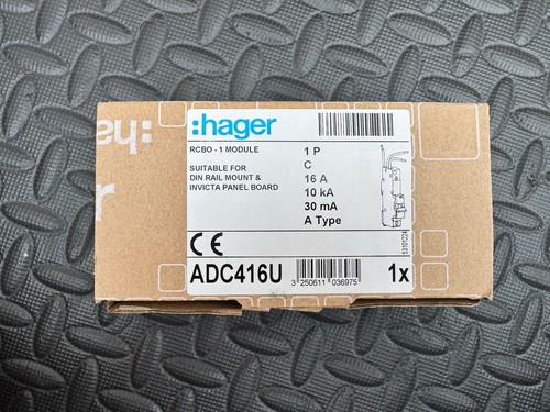 Hager adc416u rcbo - rcbo, c
