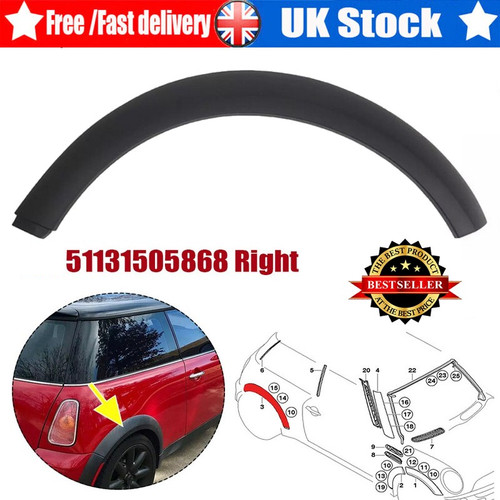 Rear right wheel - rear, trim