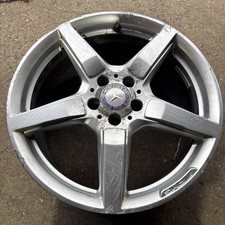 1 x  19" Genuine Mercedes CLS AMG Alloy Rear Wheel 9.5J A2184011702 Rear 