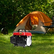 Portable 2HP Petrol Inverter Generator 2 Stroke Hand Recoil Camping Home Backup