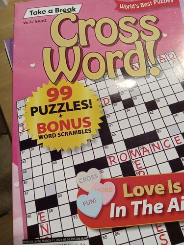 Take break crossword 5 - take,